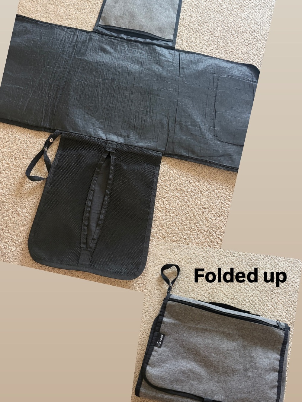 Large foldable change pad